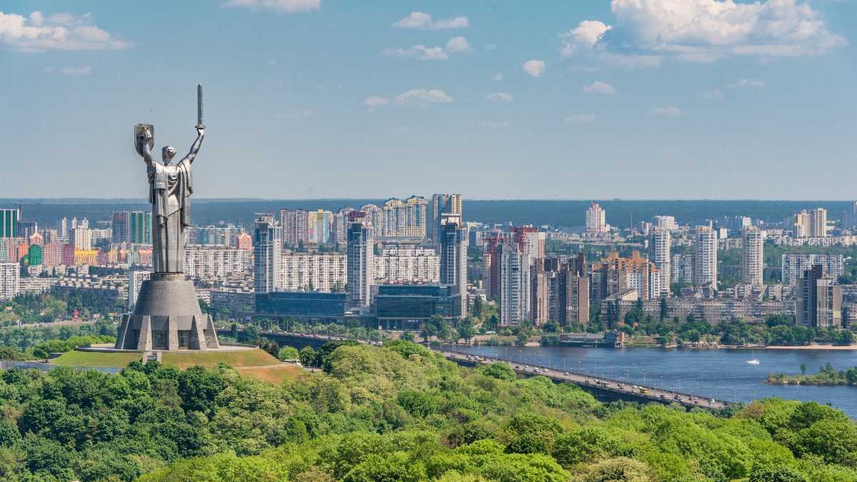 Beautiful buildings in Ukraine