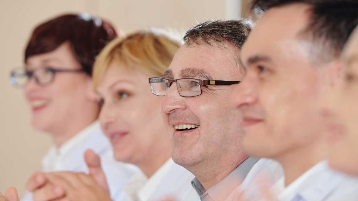 Conference scientists 