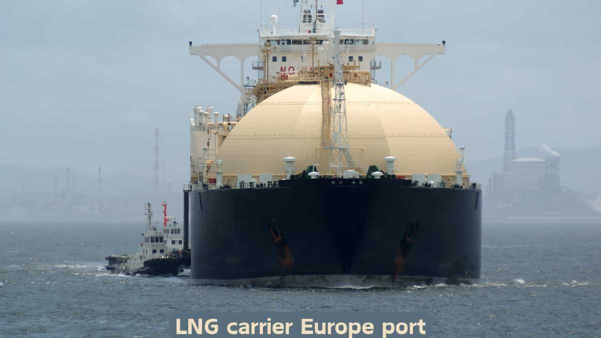 LNG carrier Europe port