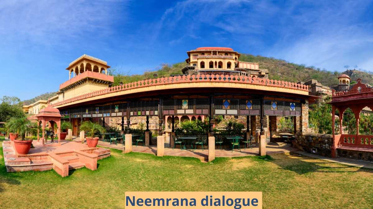Neemrana dialogue India Pakistan