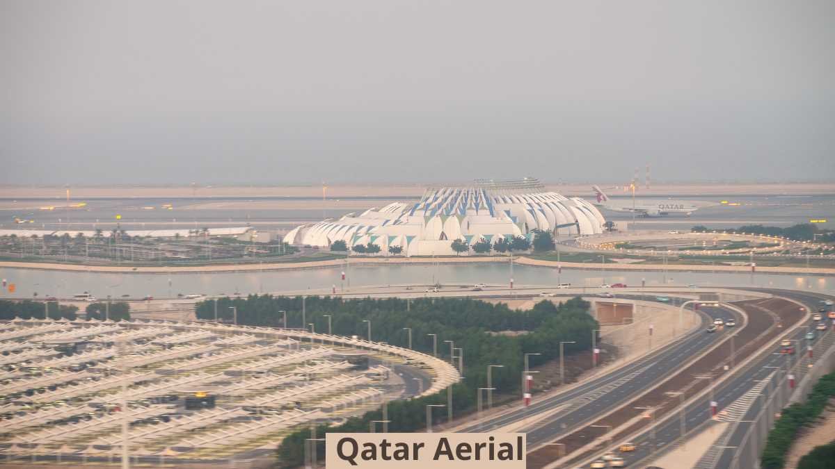 Qatar LNG terminal aerial