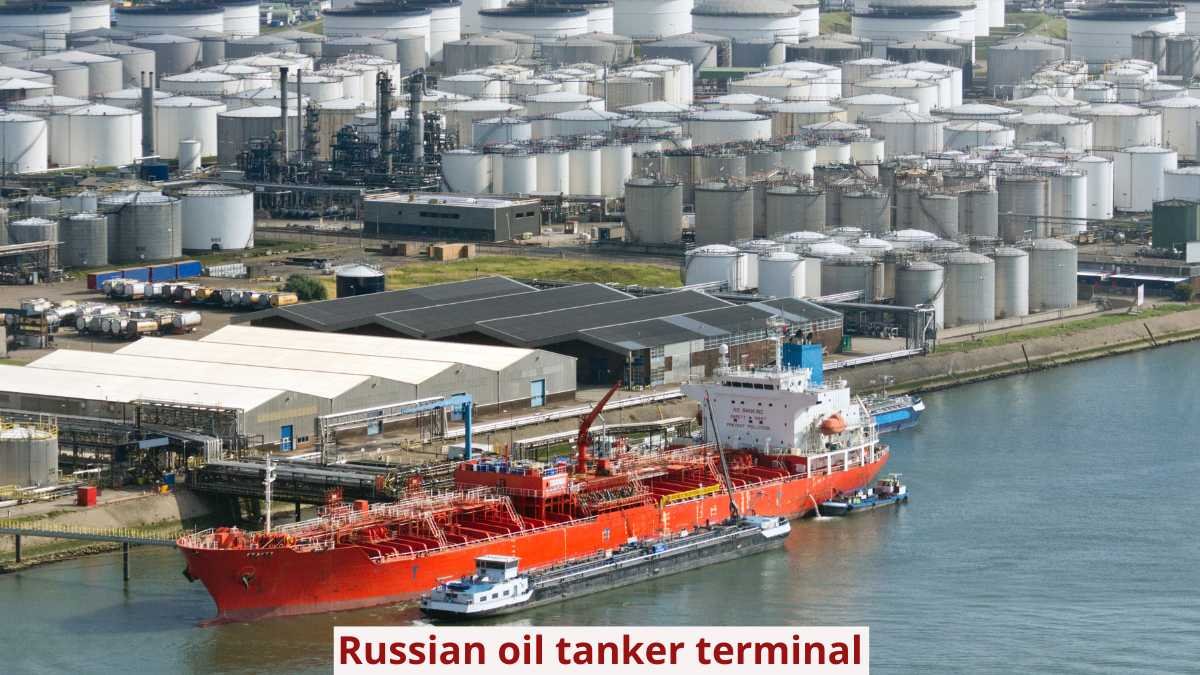 Russian oil tanker terminal