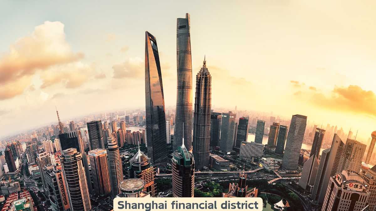 Shanghai financial district