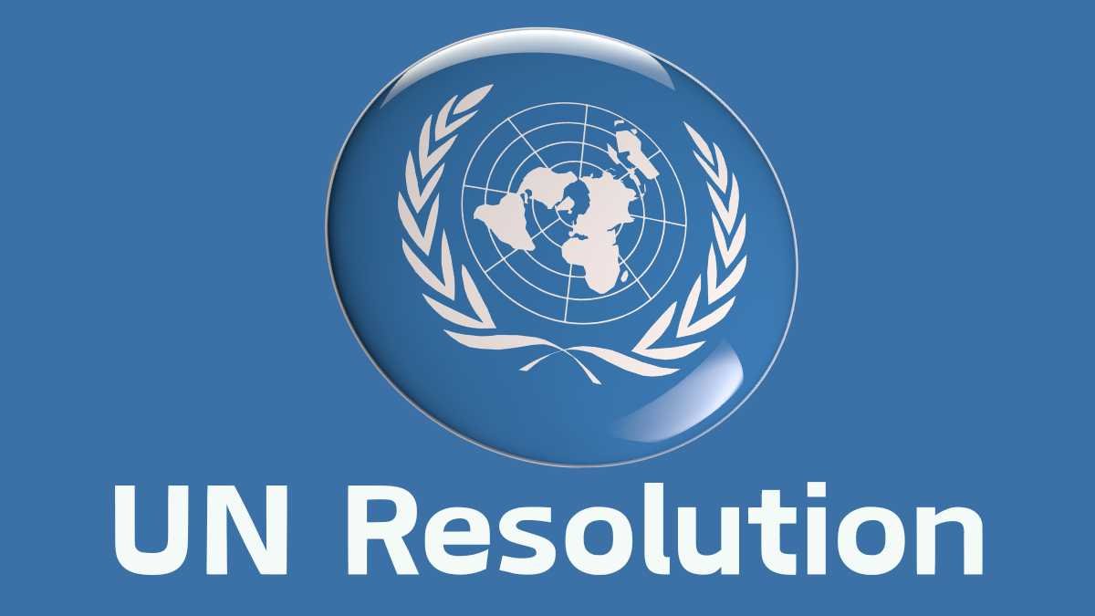 UN resolution vote