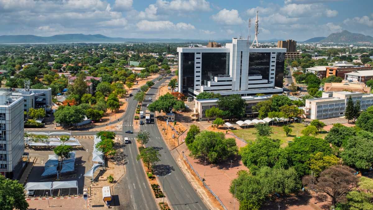 African business district