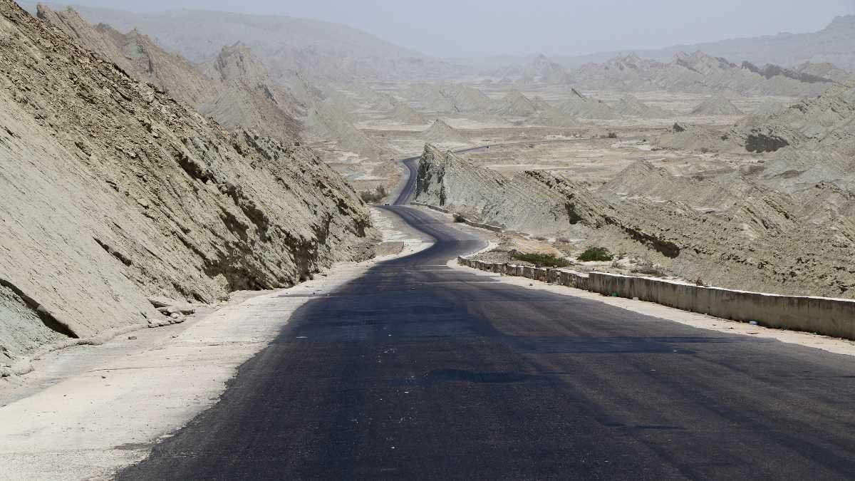 Balochistan desert road