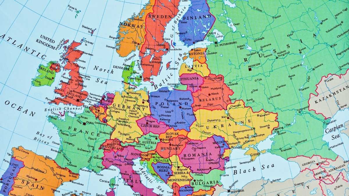 Eastern Europe map