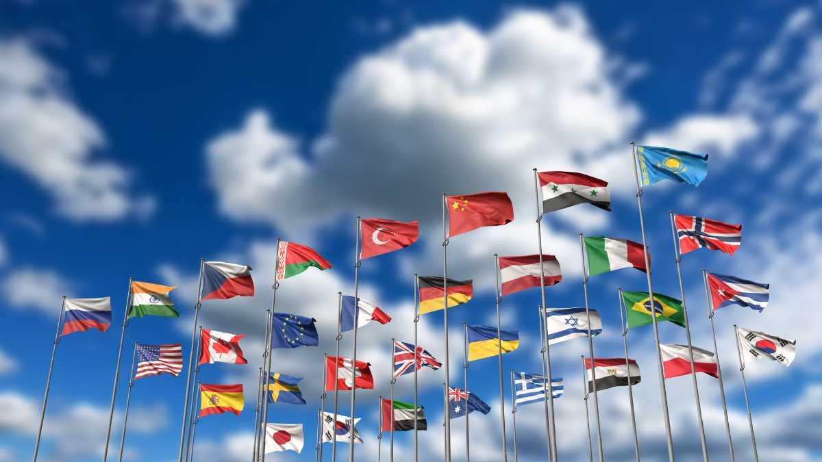 Flags from the global governance