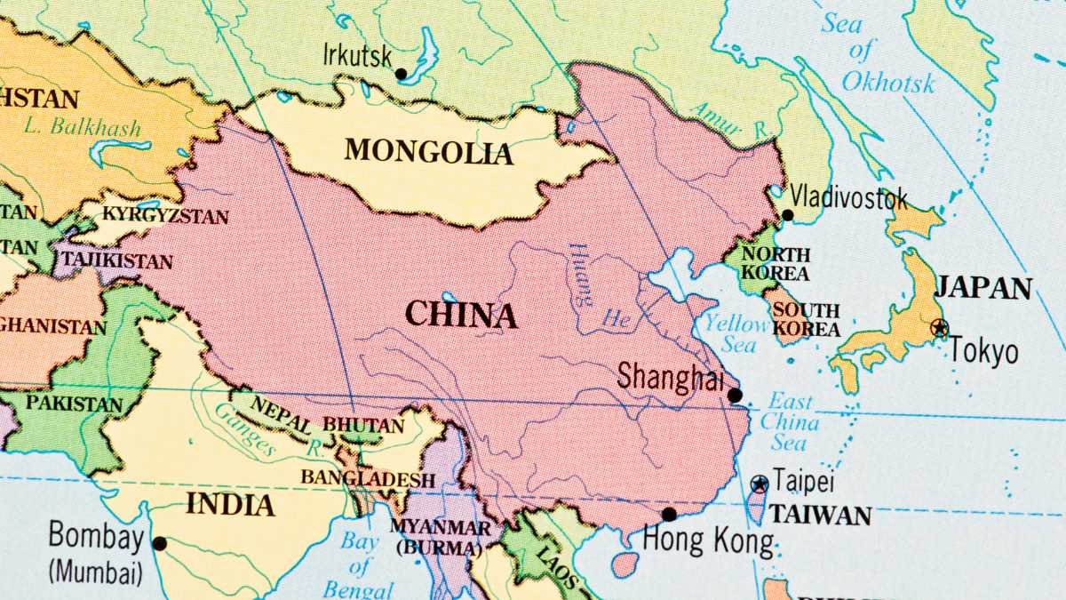 India China Pakistan Map