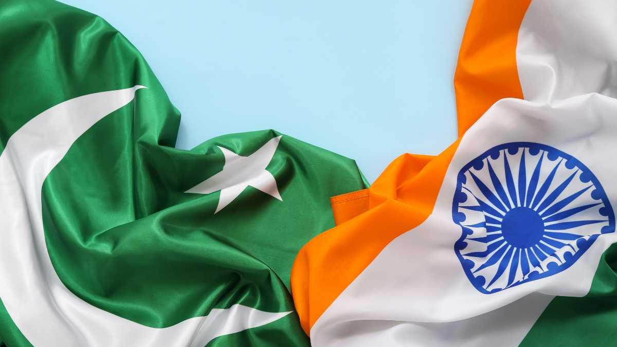 During India-Pakistan Minor Conflicts Flag