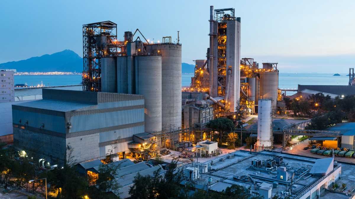 industrial chemical plant