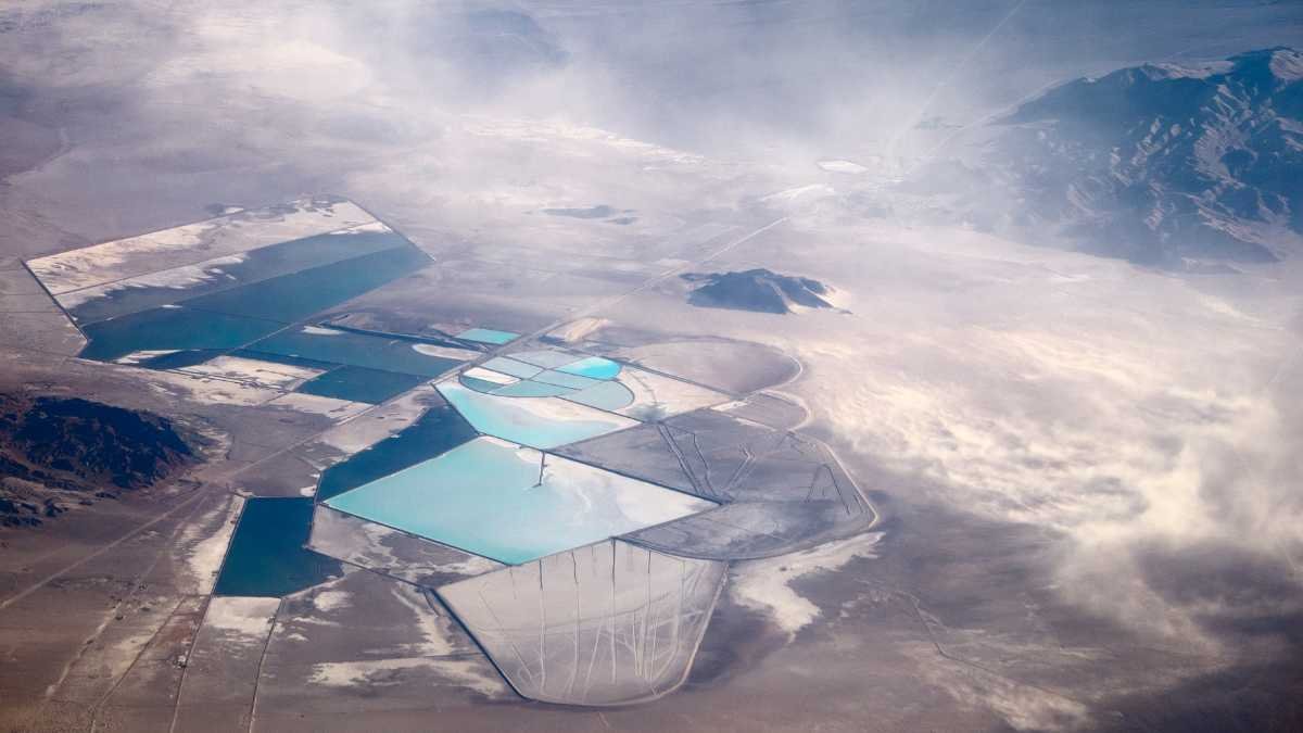 lithium mine aerial